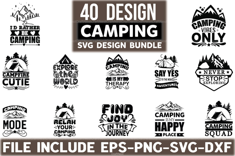 Campibg Bundle - CraftNest - Digital Crafting and Art