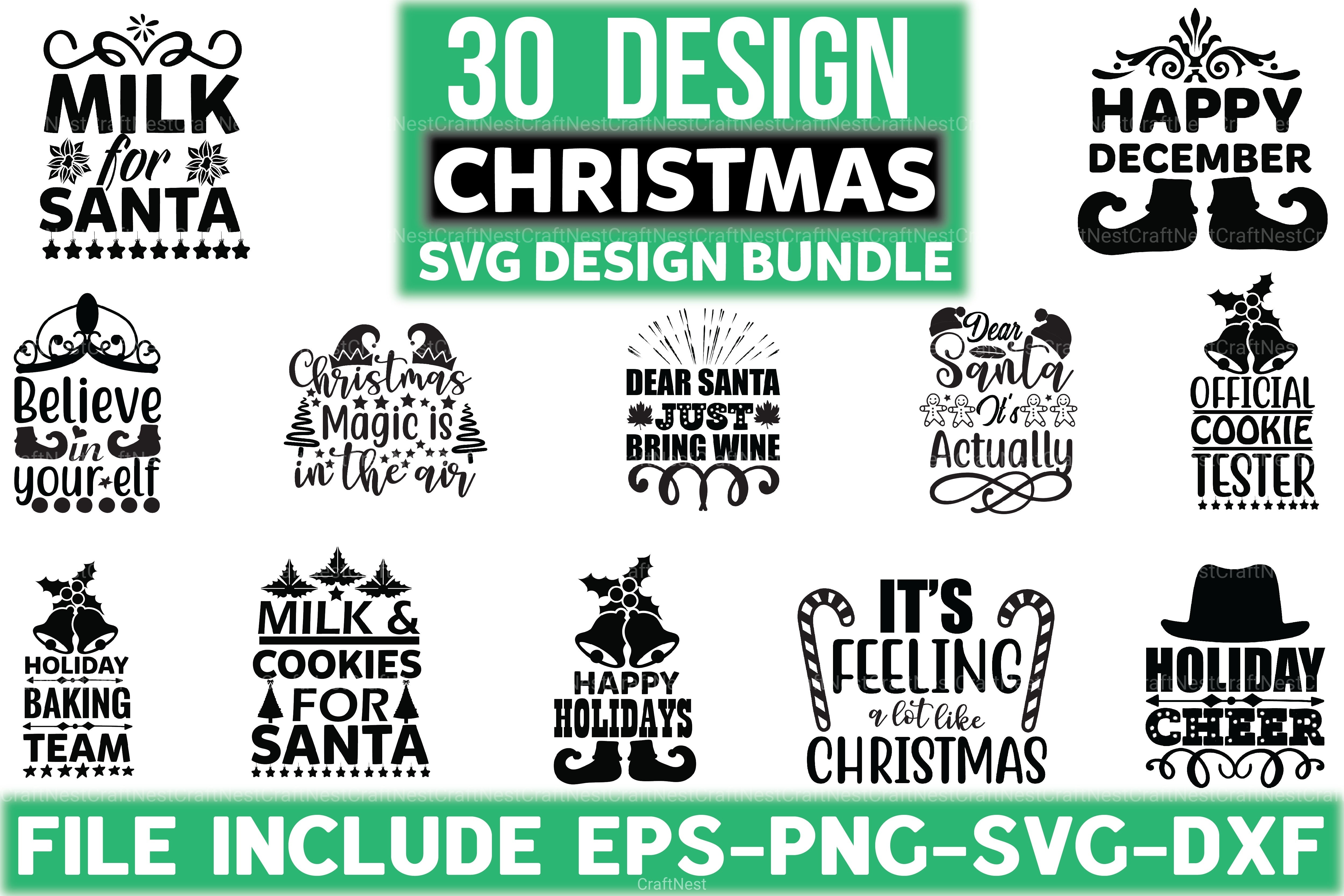 Christmas 8 Bundle - CraftNest - Digital Crafting and Art