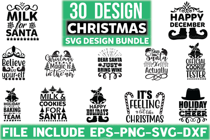 Christmas 8 Bundle - CraftNest - Digital Crafting and Art