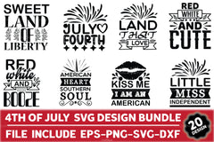 4th of July Design Bundle - CraftNest - Digital Crafting and Art