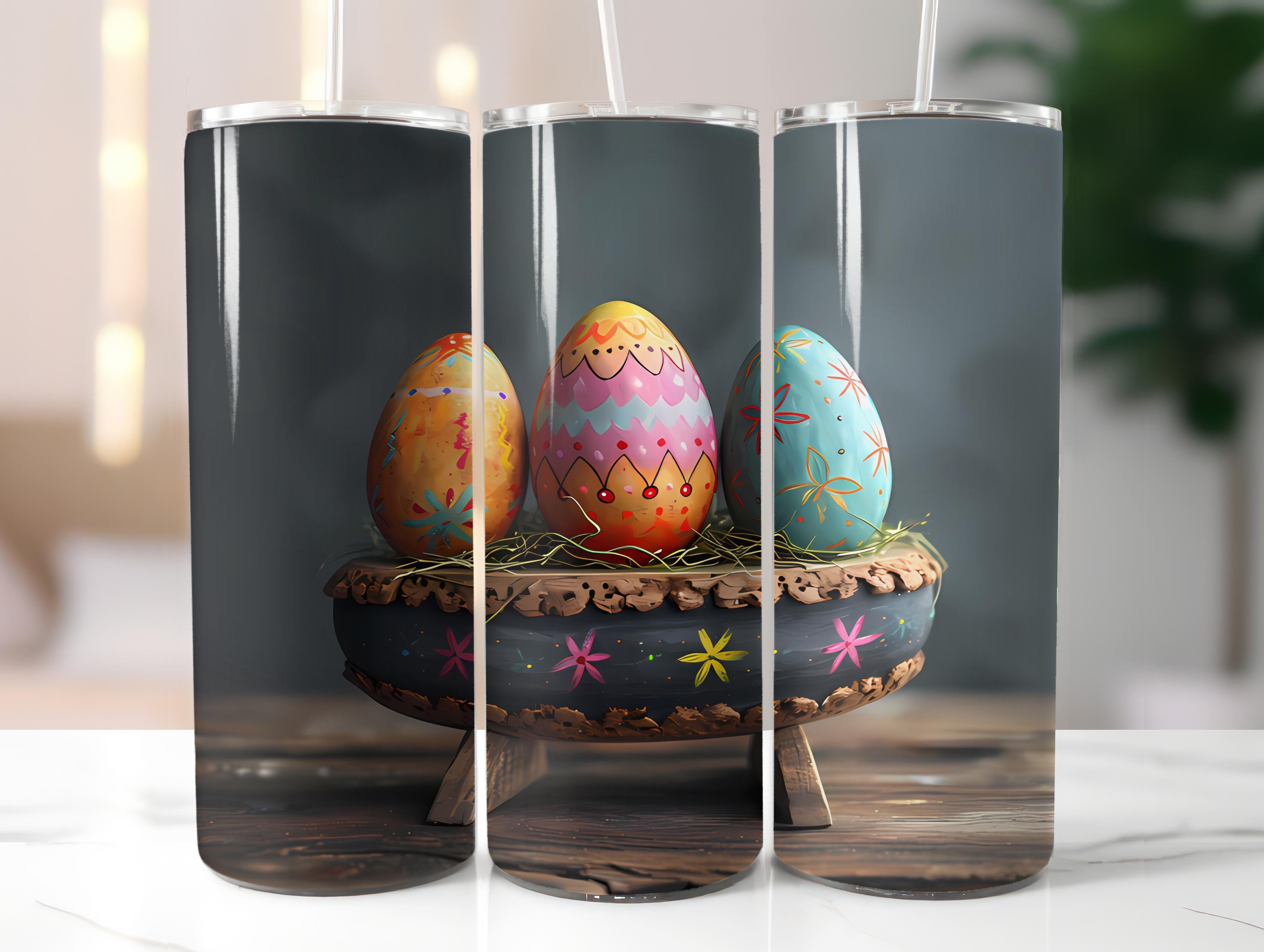 Chalkboard Easter 3 Tumbler Wrap - CraftNest