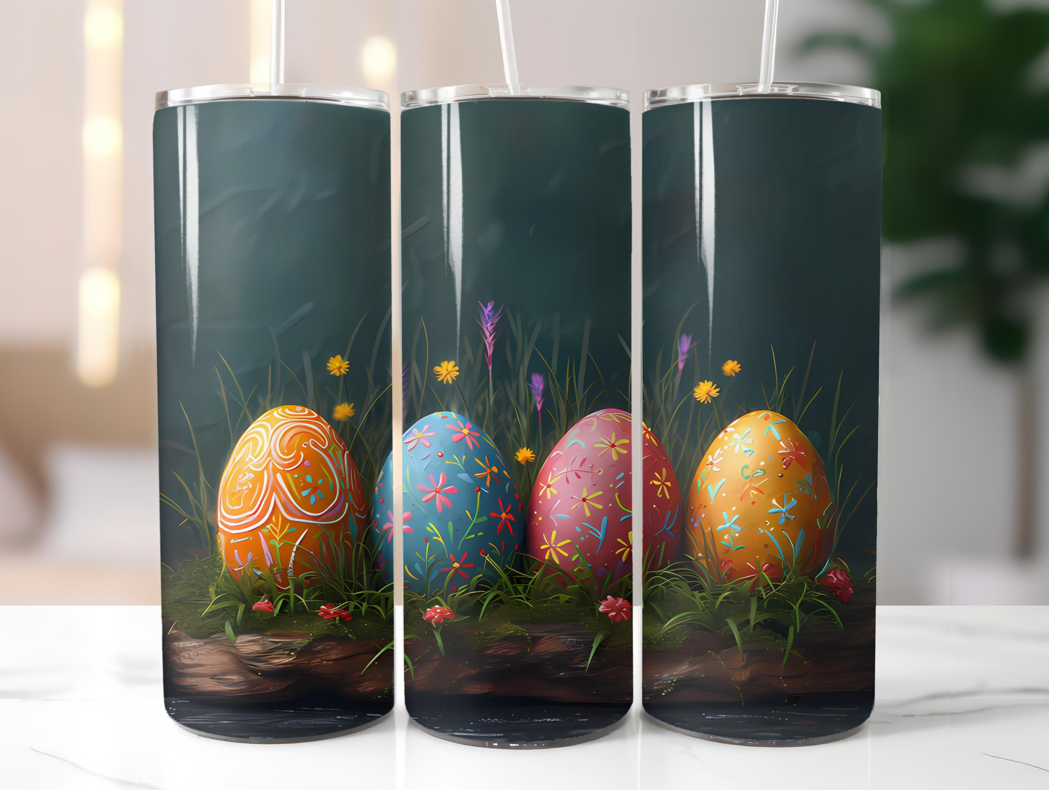 Chalkboard Easter 3 Tumbler Wrap - CraftNest