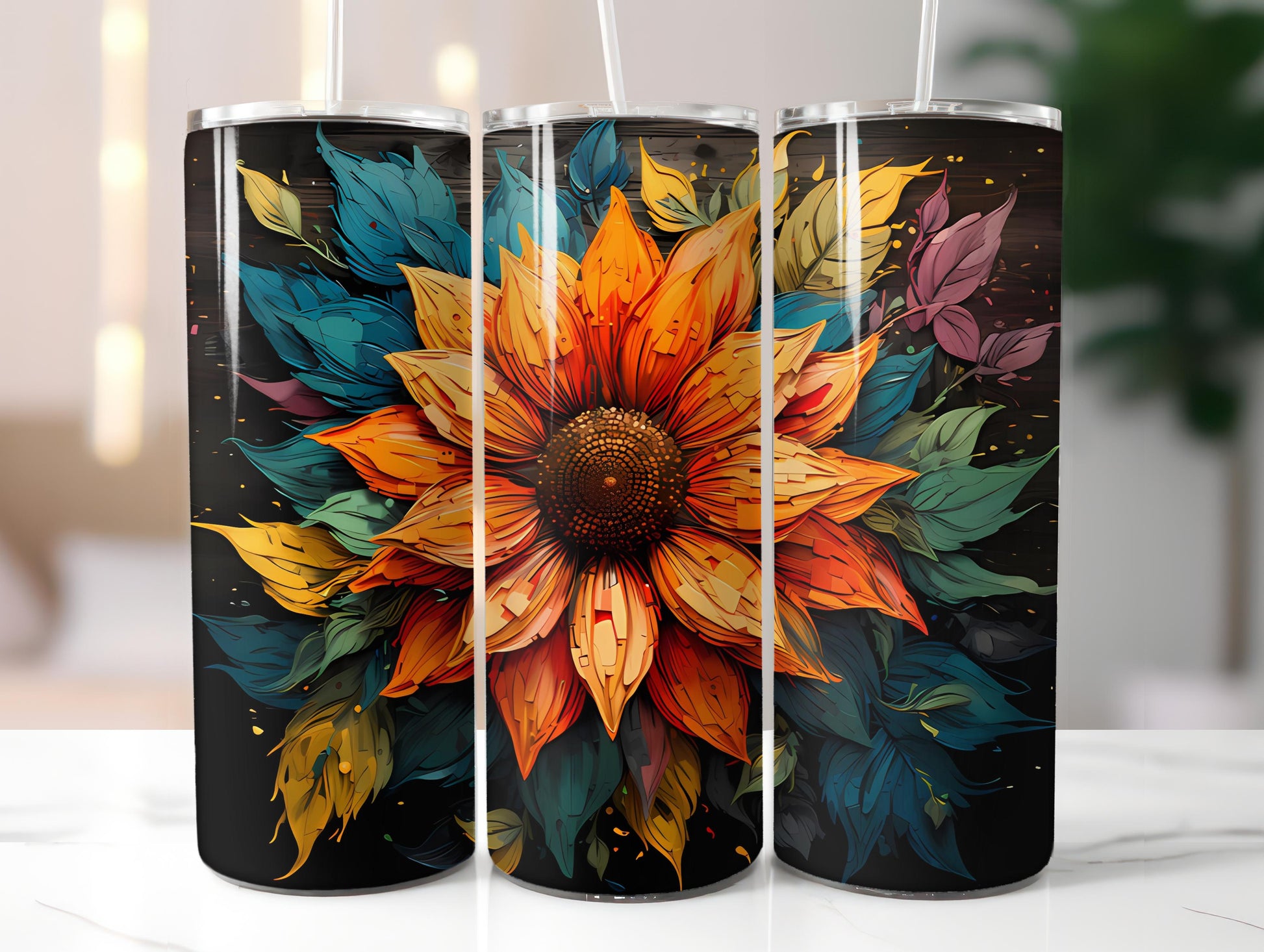 Chalkboard Spring 3 Tumbler Wrap - CraftNest