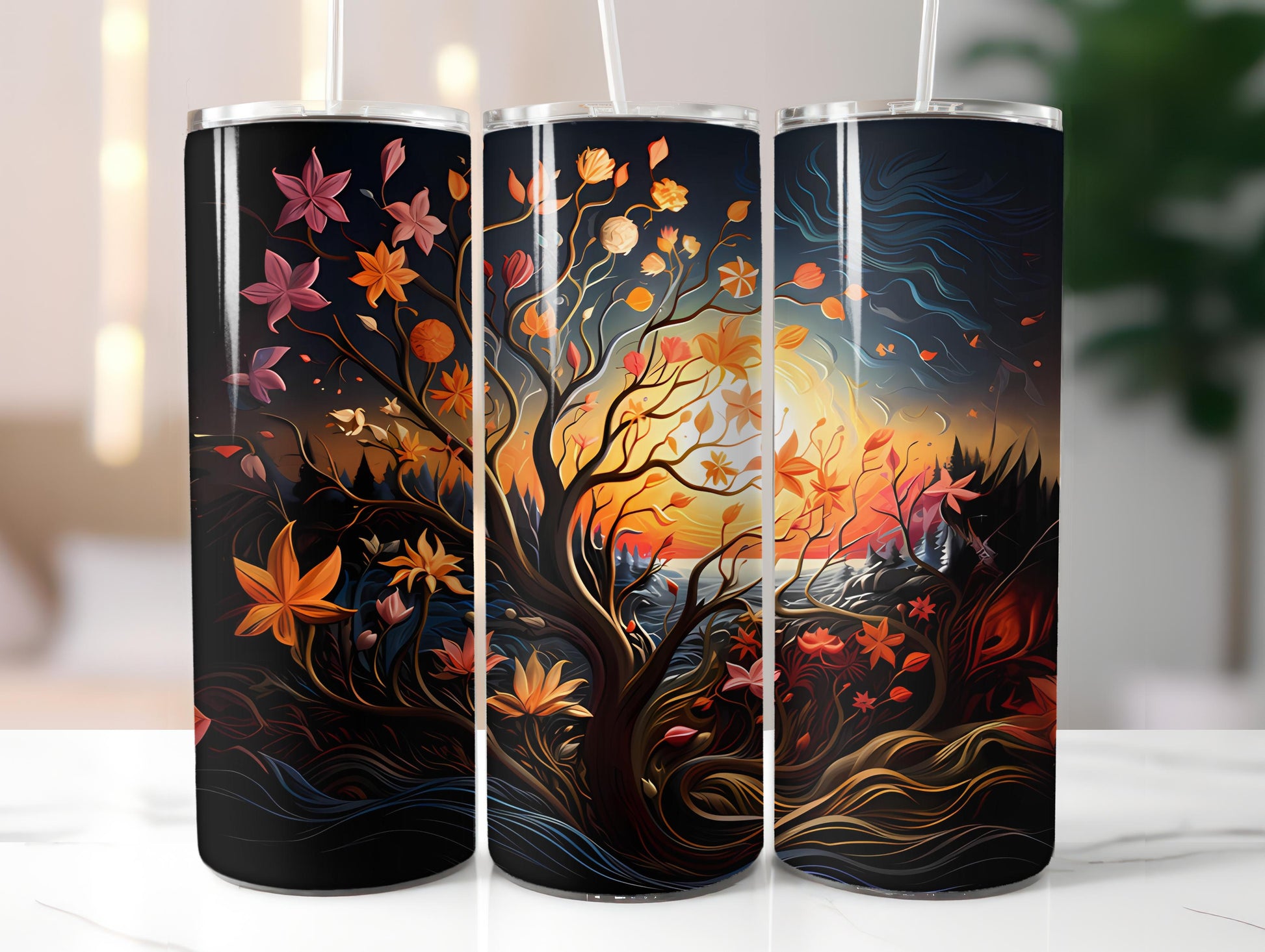 Chalkboard Spring 6 Tumbler Wrap - CraftNest