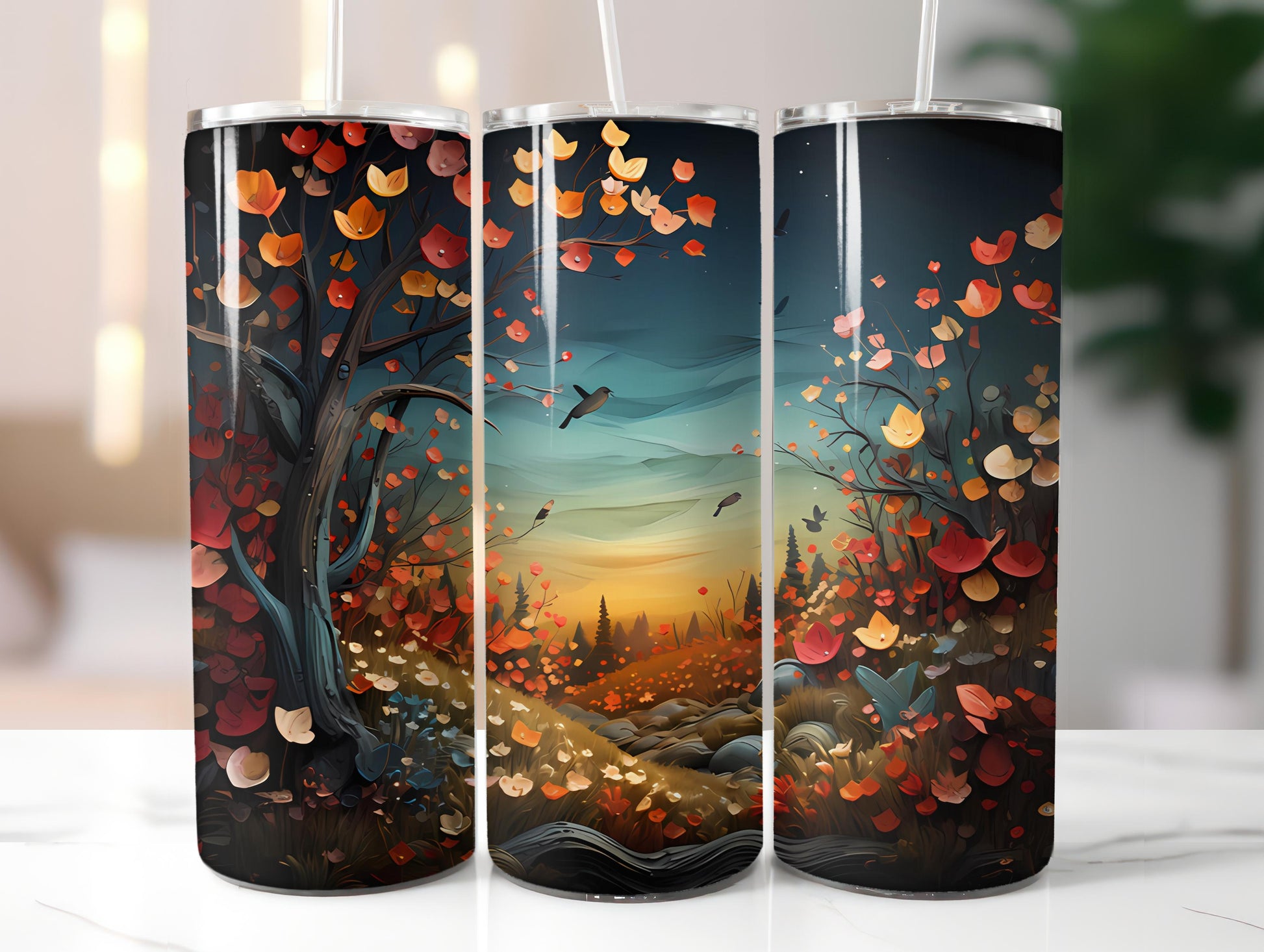 Chalkboard Spring 4 Tumbler Wrap - CraftNest