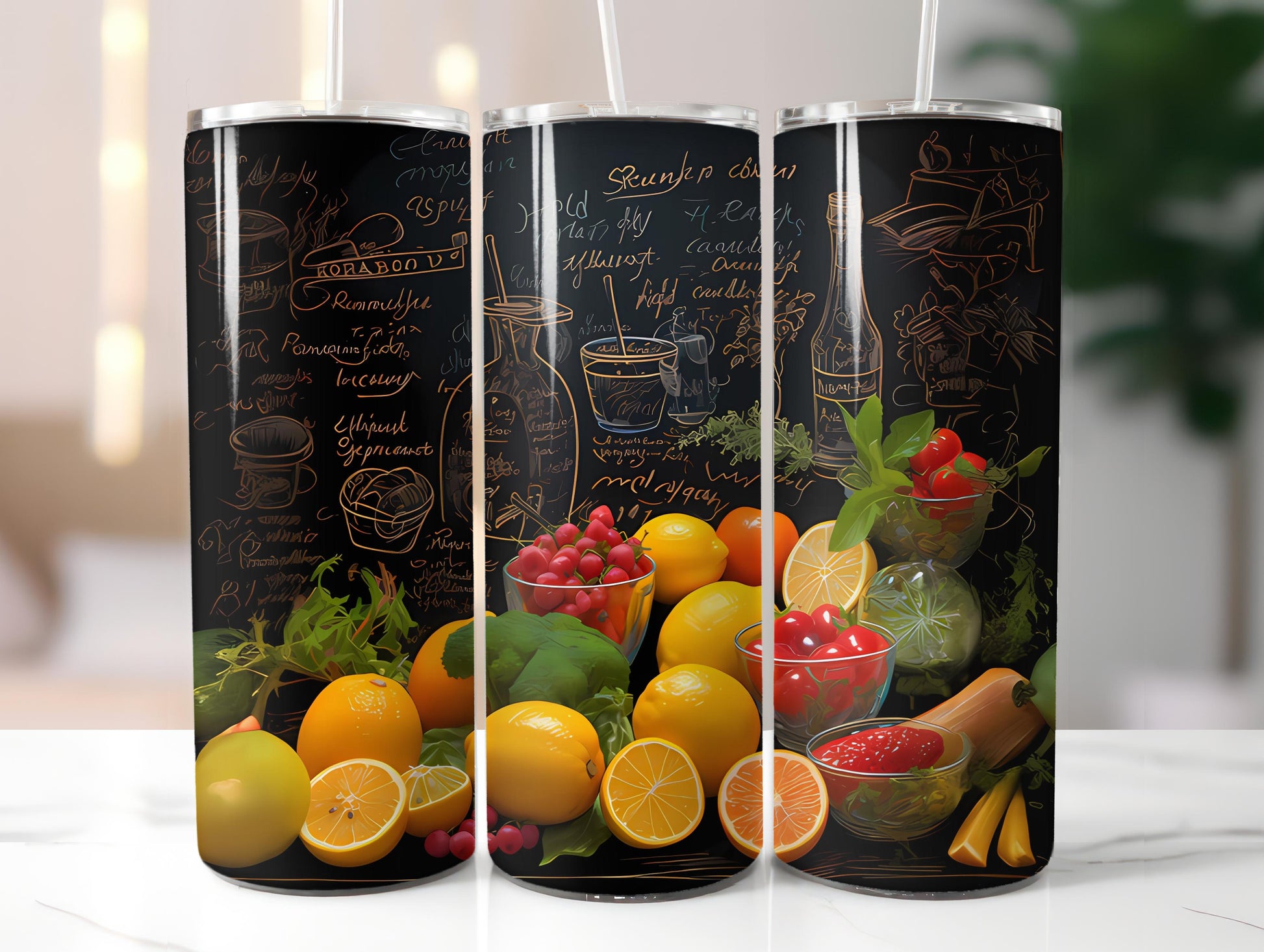 Chalkboard Spring 6 Tumbler Wrap - CraftNest