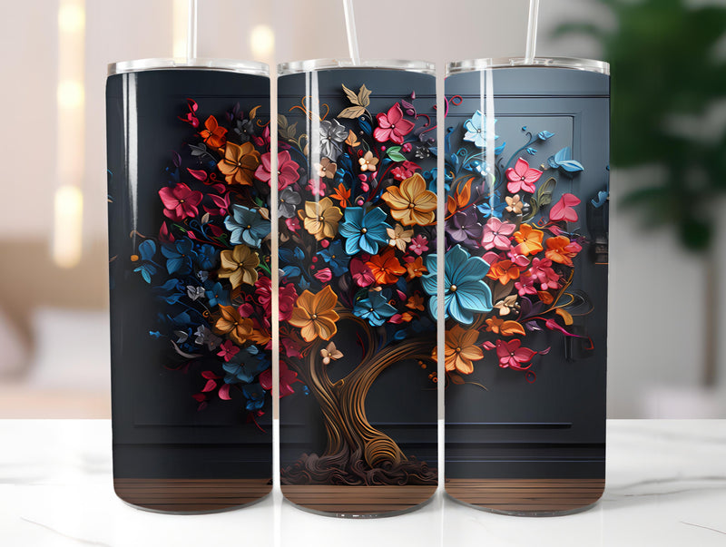 Chalkboard Spring 4 Tumbler Wrap - CraftNest