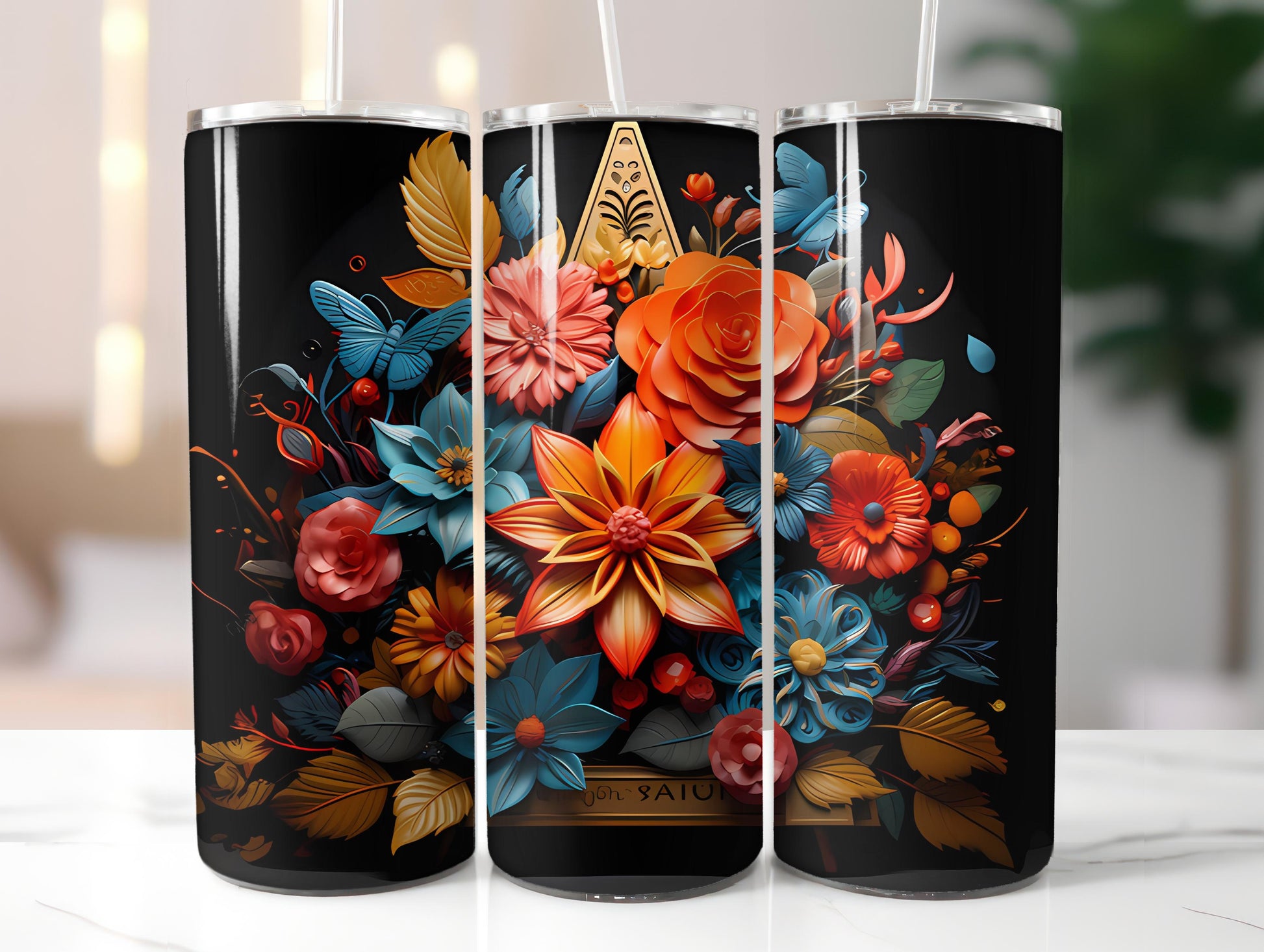 Chalkboard Spring 6 Tumbler Wrap - CraftNest