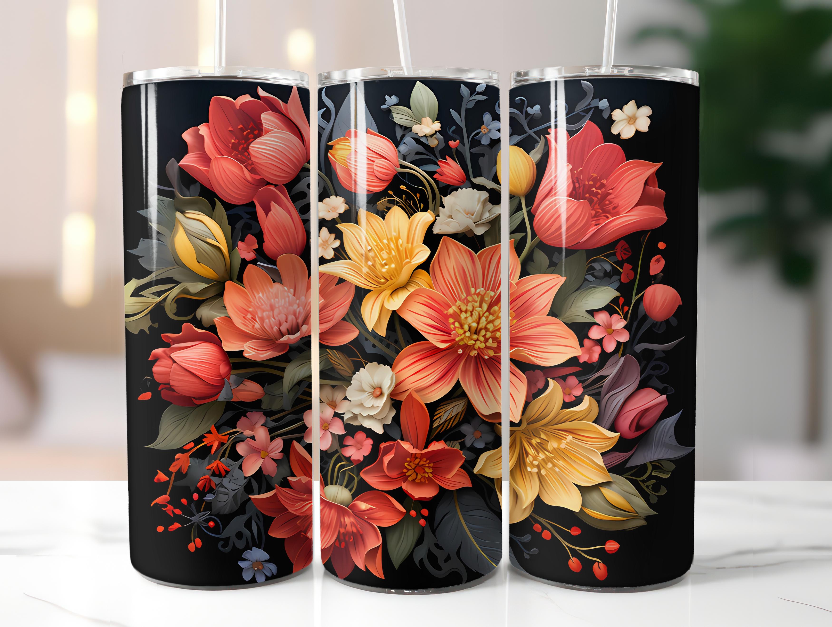 Chalkboard Spring 3 Tumbler Wrap - CraftNest