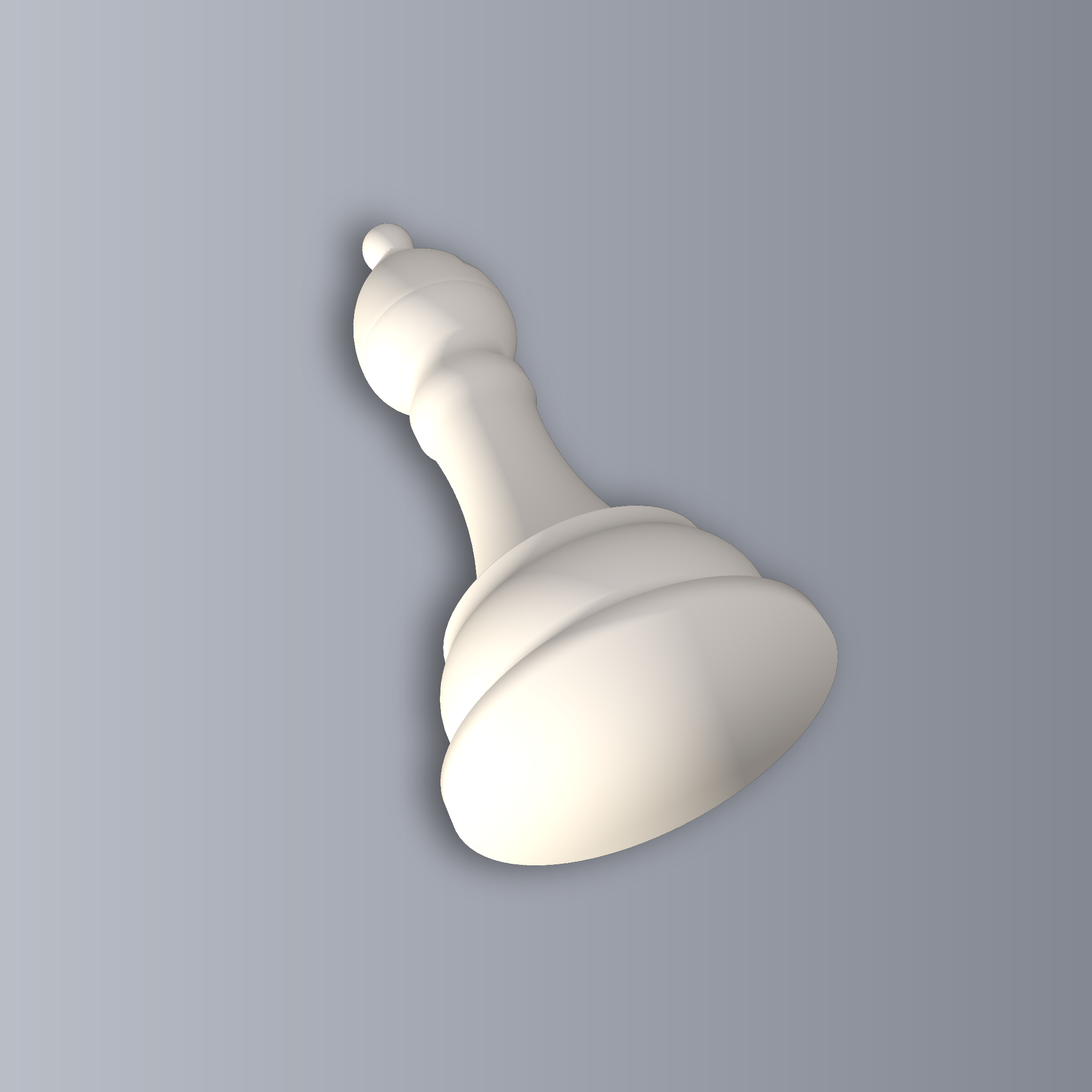Chess Bishop 3D Print STL File