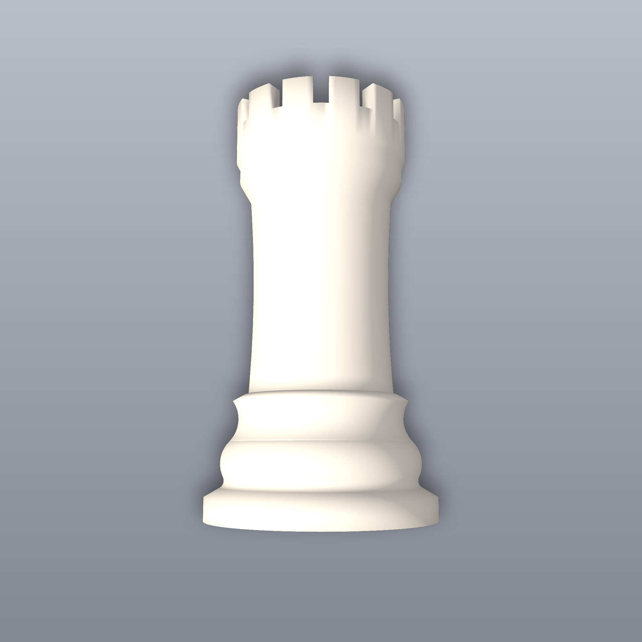 Chess Rook 3D Print STL File