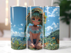 Chibi Summer 5 Tumbler Wrap - CraftNest - Digital Crafting and Art