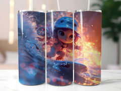 Chibi Summer 2 Tumbler Wrap - CraftNest - Digital Crafting and Art