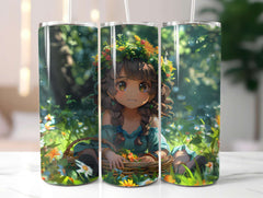 Chibi Summer 3 Tumbler Wrap - CraftNest - Digital Crafting and Art