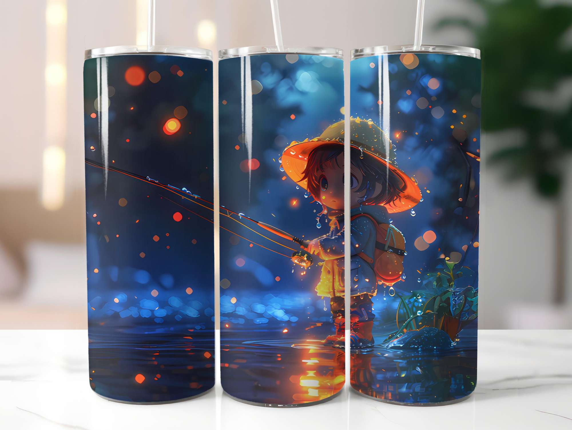 Chibi Summer 5 Tumbler Wrap - CraftNest - Digital Crafting and Art