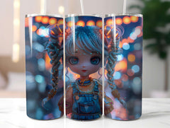 Chibi Summer 1 Tumbler Wrap - CraftNest - Digital Crafting and Art