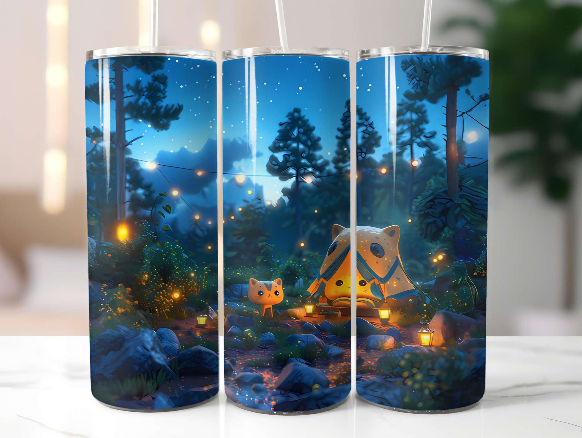 Chibi Summer 1 Tumbler Wrap - CraftNest - Digital Crafting and Art