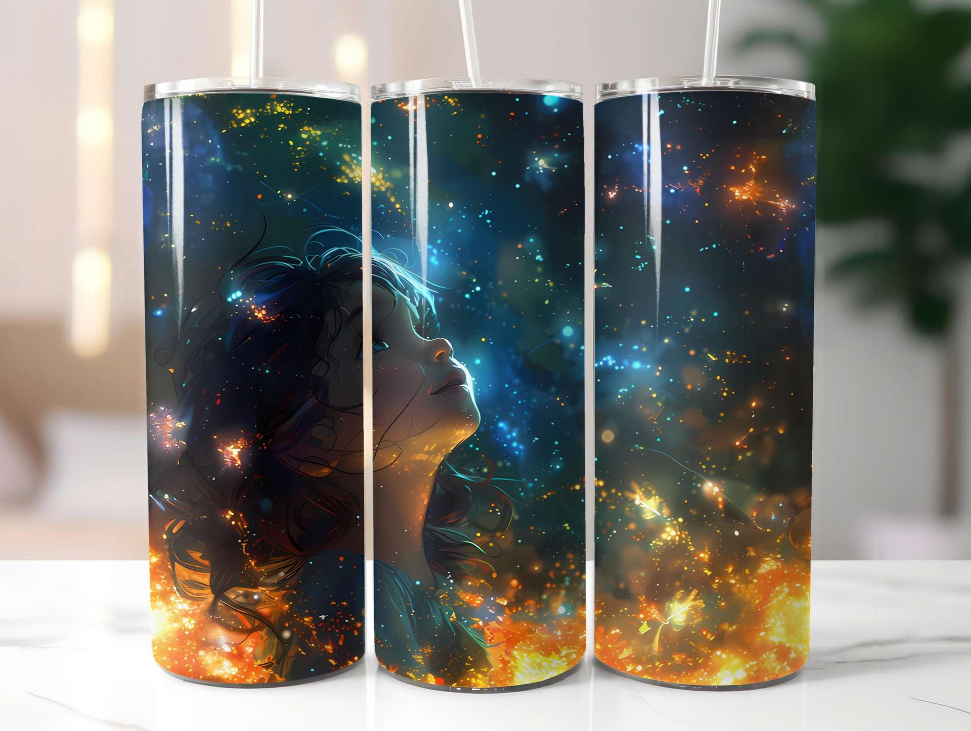 Chibi Summer 3 Tumbler Wrap - CraftNest - Digital Crafting and Art