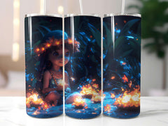 Chibi Summer 4 Tumbler Wrap - CraftNest - Digital Crafting and Art