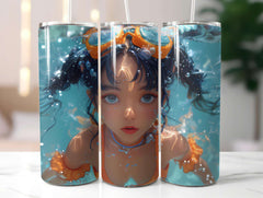 Chibi Summer 2 Tumbler Wrap - CraftNest - Digital Crafting and Art