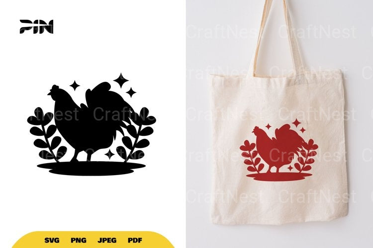 Chicken SVG Bundle - CraftNest - Digital Crafting and Art