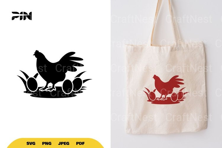 Chicken SVG Bundle - CraftNest - Digital Crafting and Art