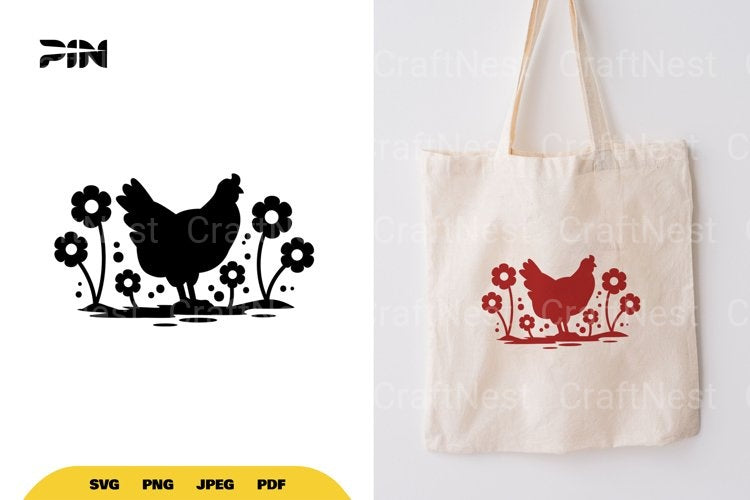 Chicken SVG Bundle - CraftNest - Digital Crafting and Art