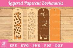 Chocolate Papercut Bookmark SVG Bundle - CraftNest - Digital Crafting and Art