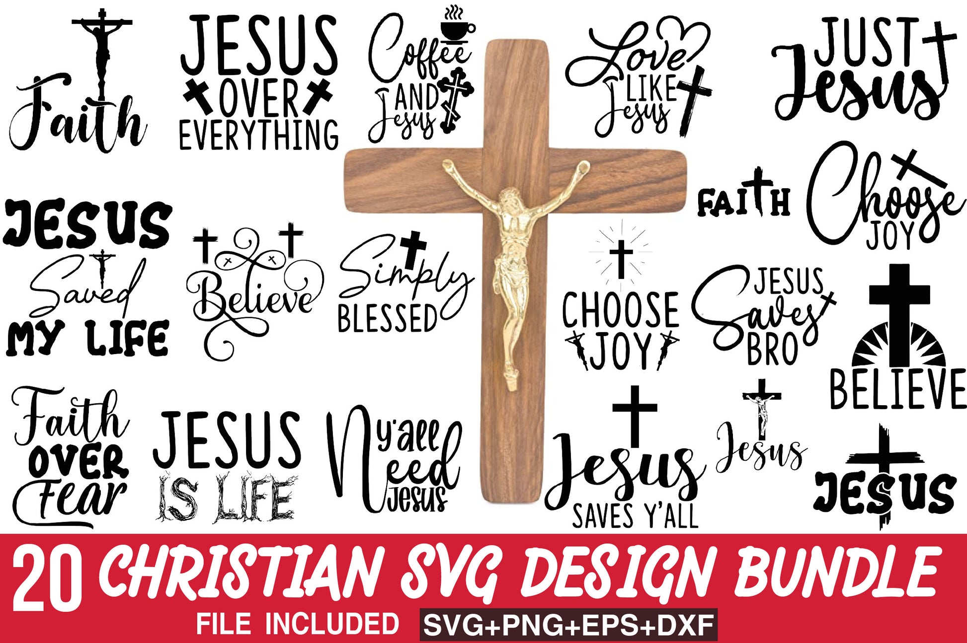 Christian SVG Bundle - CraftNest - Digital Crafting and Art