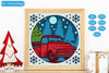 Christmas 3D Shadow Box Layered Papercut SVG Bundle