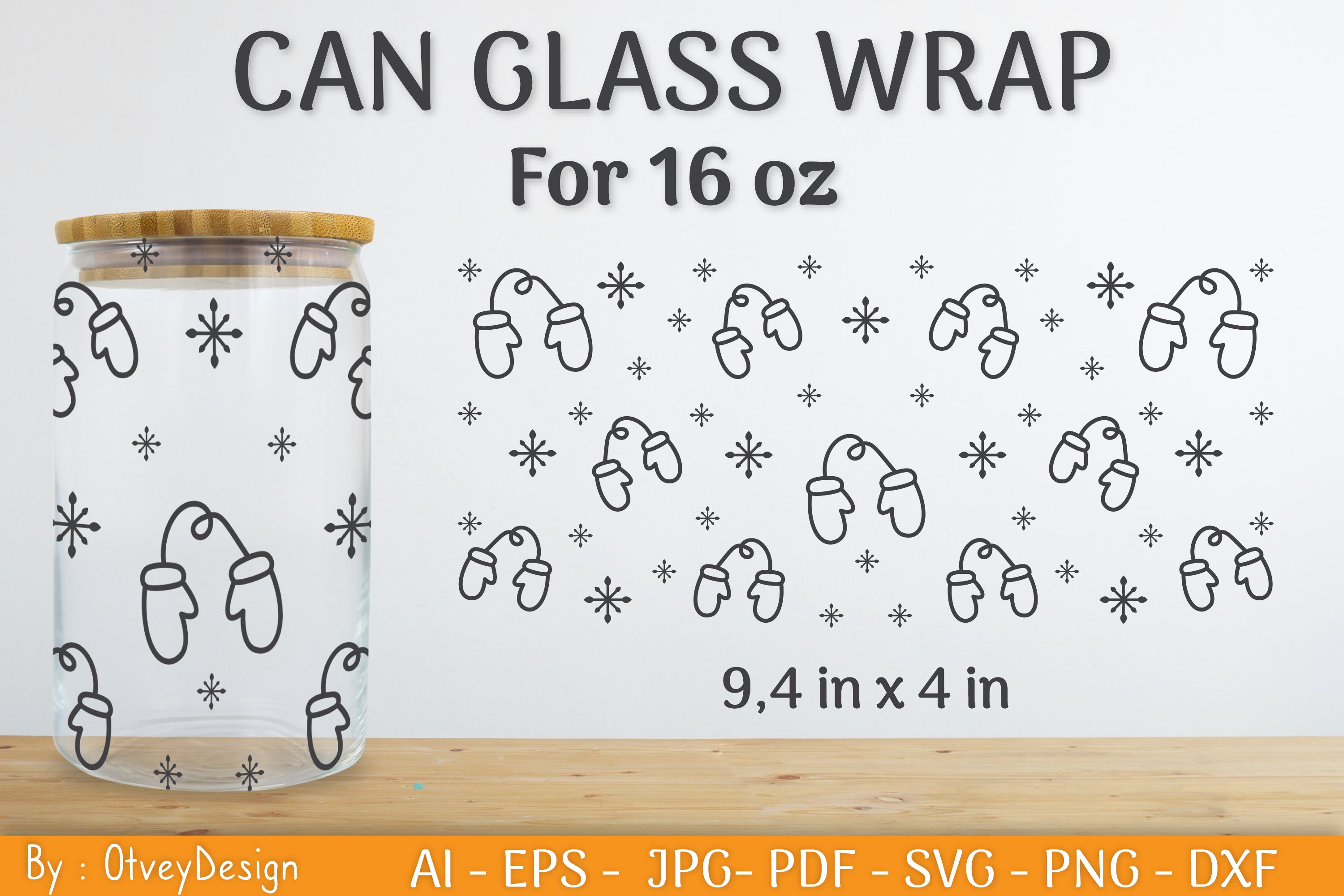Christmas Beer Can Glass SVG Bundle