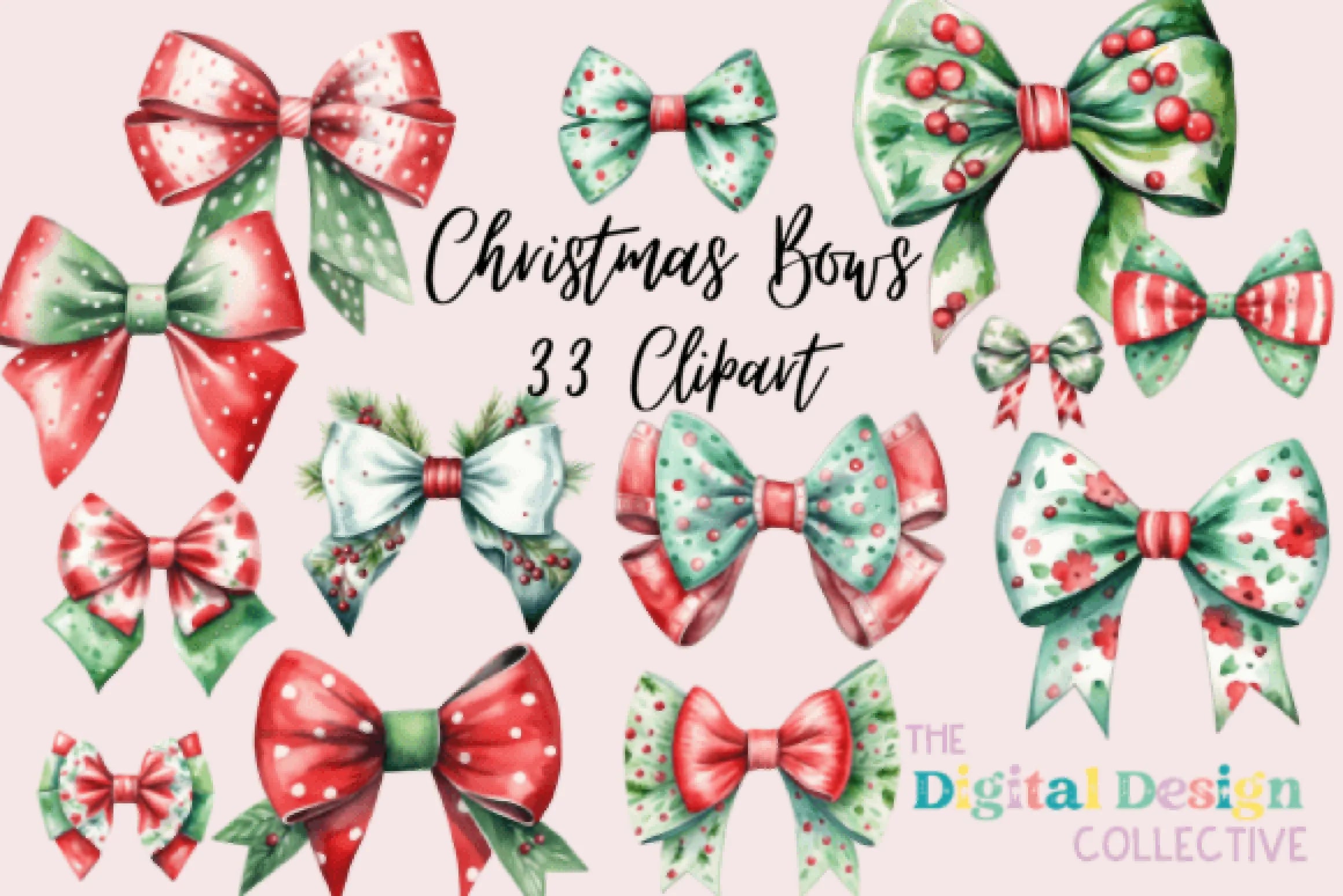 Bows Clipart Bundle - CraftNest - Digital Crafting and Art