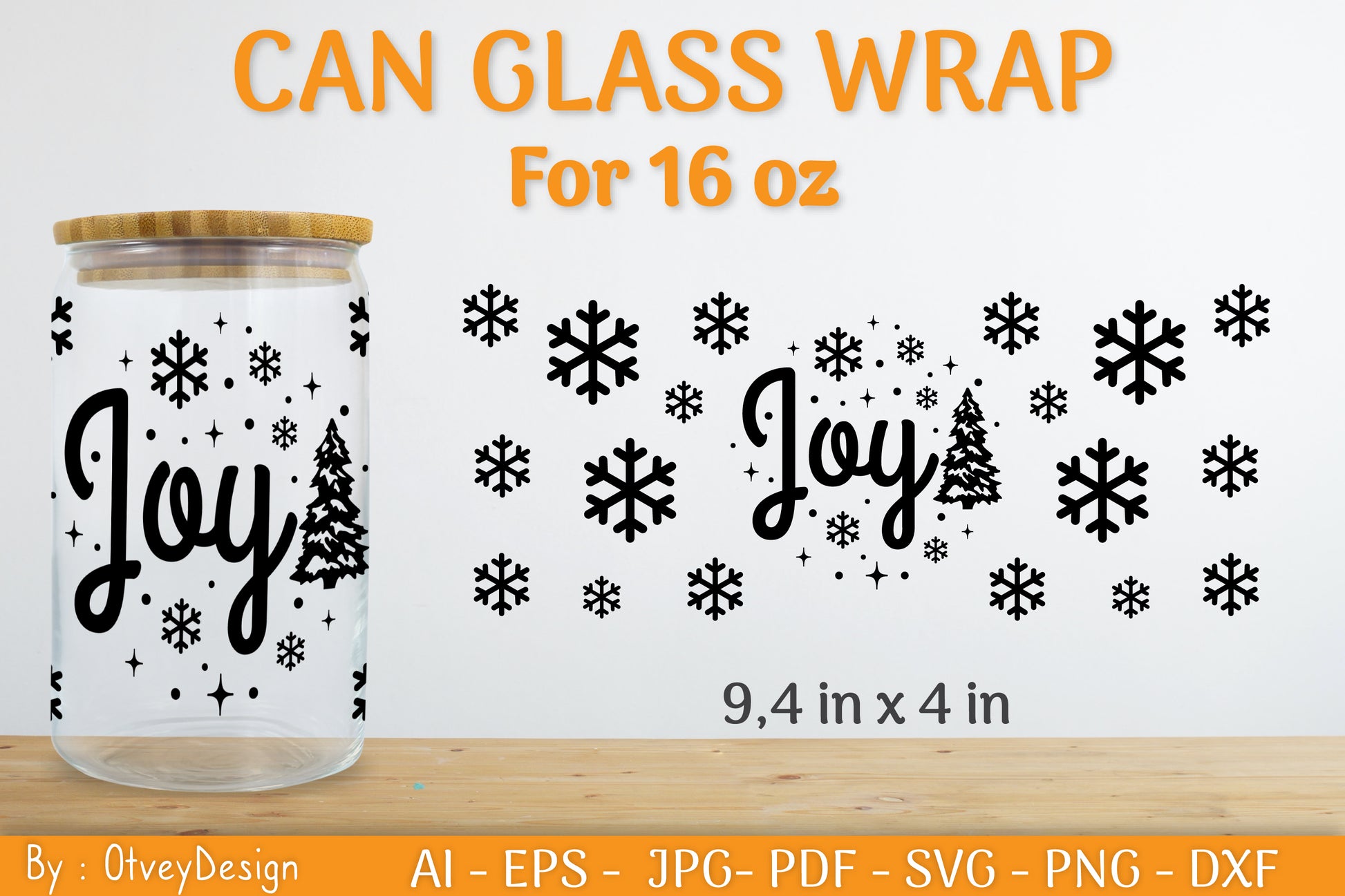 Christmas Can Glass 16 OZ SVG Bundle 8 - CraftNest - Digital Crafting and Art