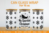 Christmas Can Glass 16 OZ SVG Bundle