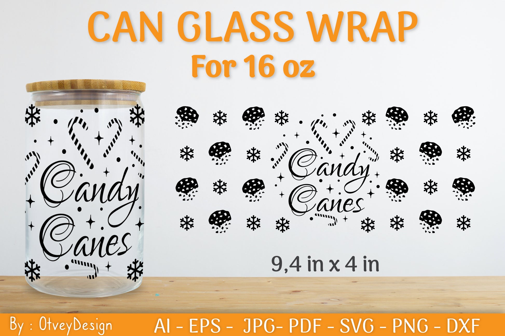 Christmas Can Glass 16 OZ SVG Bundle 32 - CraftNest - Digital Crafting and Art