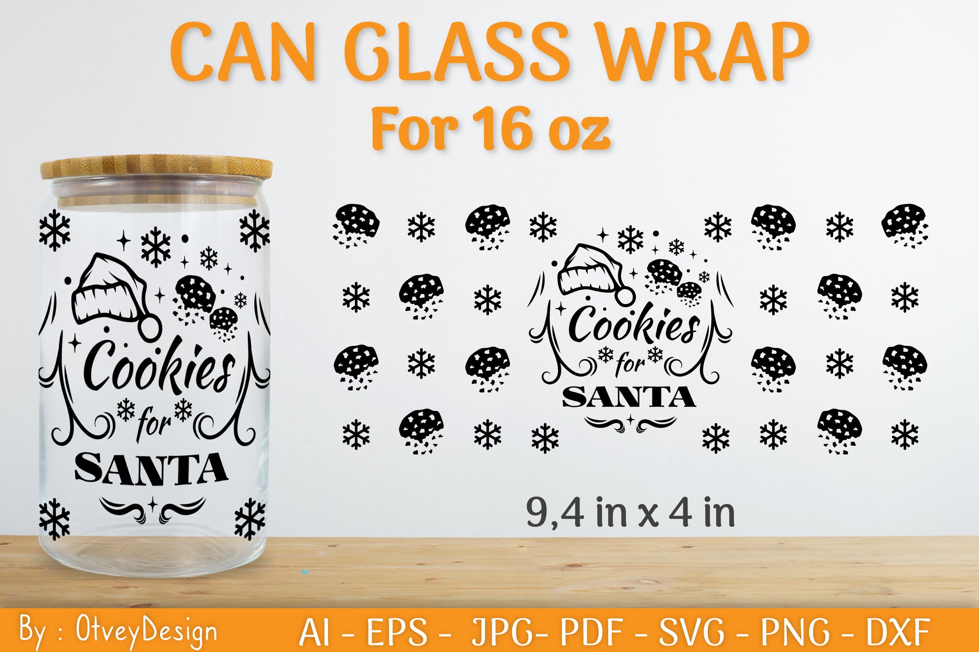 Christmas Can Glass 16 OZ SVG Bundle 12 - CraftNest - Digital Crafting and Art