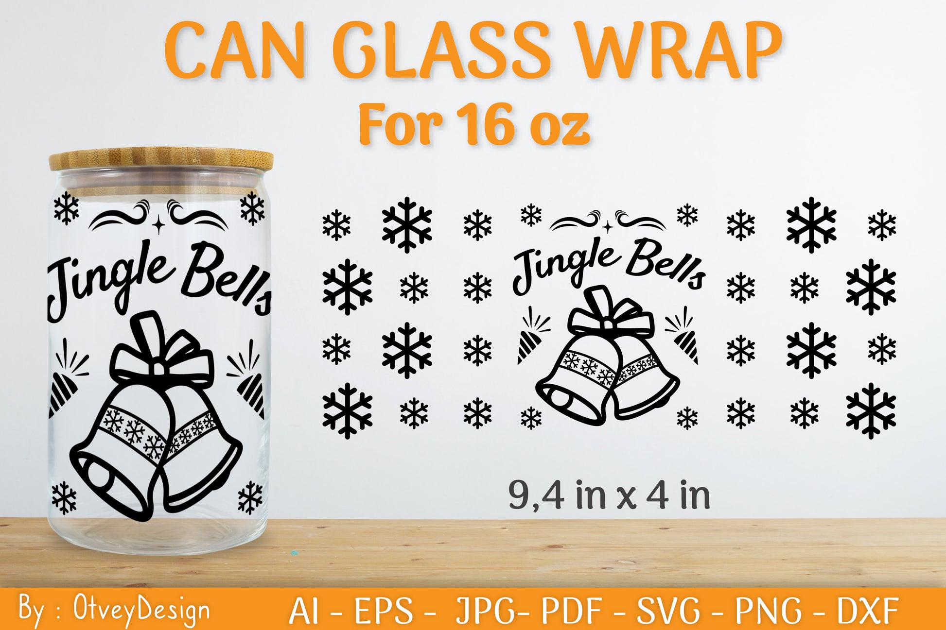 Christmas Can Glass 16 OZ SVG Bundle 37 - CraftNest - Digital Crafting and Art