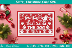 Christmas Card Papercut SVG Bundle 12 - CraftNest - Digital Crafting and Art