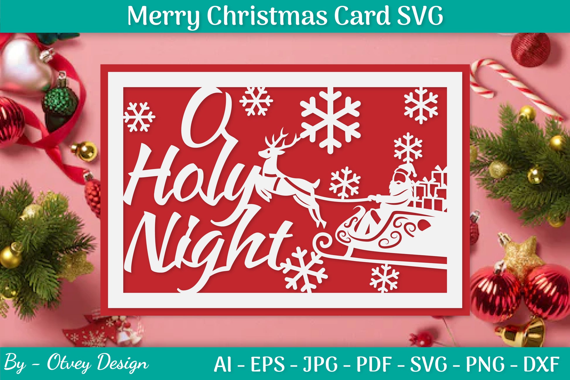 Christmas Card Papercut SVG Bundle 14 - CraftNest - Digital Crafting and Art