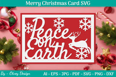 Christmas Card Papercut SVG Bundle 35 - CraftNest - Digital Crafting and Art