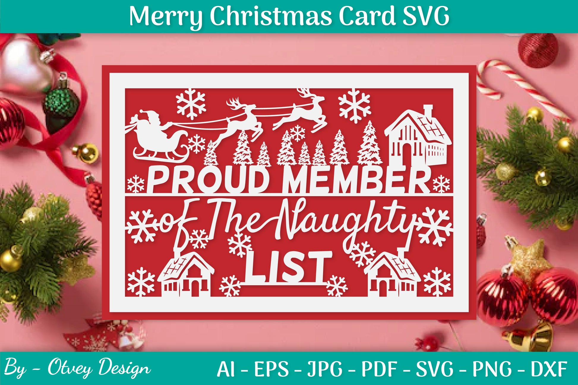 Christmas Card Papercut SVG Bundle 17 - CraftNest - Digital Crafting and Art