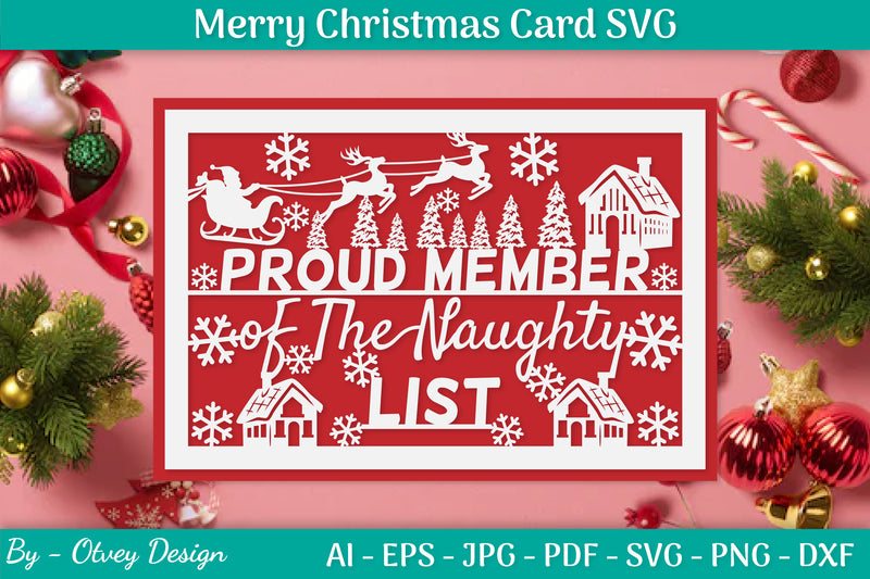 Christmas Card Papercut SVG Bundle 17 - CraftNest - Digital Crafting and Art
