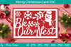 Christmas Card Papercut SVG Bundle