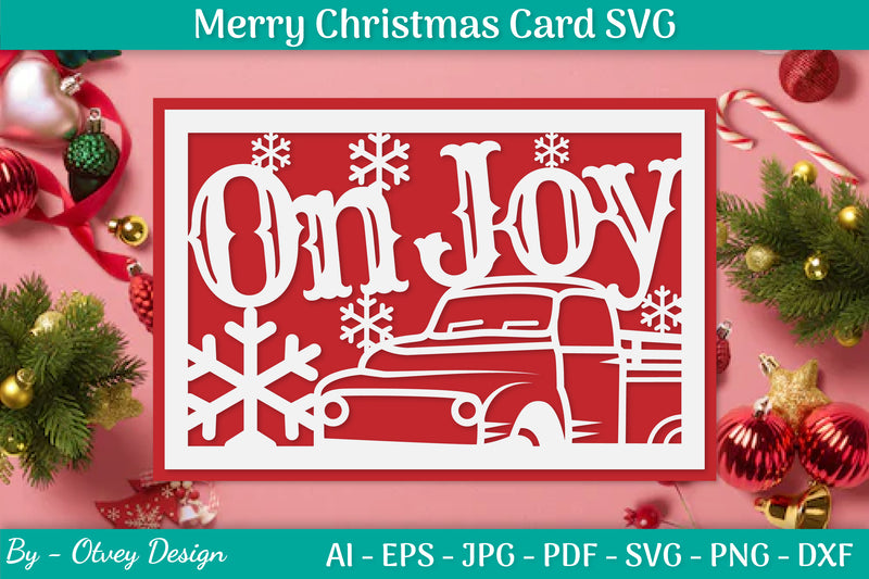 Christmas Card Papercut SVG Bundle 38 - CraftNest - Digital Crafting and Art