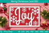 Christmas Card Papercut SVG Bundle
