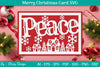 Christmas Card Papercut SVG Bundle