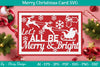 Christmas Card Papercut SVG Bundle
