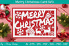 Christmas Card Papercut SVG Bundle