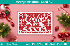 Christmas Card Papercut SVG Bundle 23 - CraftNest - Digital Crafting and Art