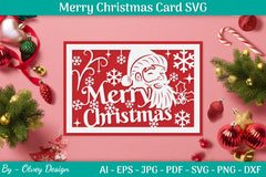 Christmas Card Papercut SVG Bundle 25 - CraftNest - Digital Crafting and Art